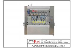 China Cam Rotor Pumps Chunk Paste Filling Machine Six Head 380V / 220V supplier