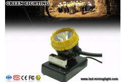 China 348 Lum Explosion Proof Rechargeable Miners Headlamp / IP68 Waterproof Mining Cap Lights supplier