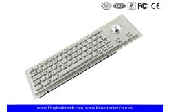 China Cherry Key Switch Kiosk Rugged Trackball Keyboard IP65 Panel Mounting supplier