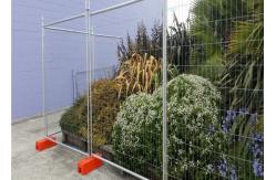 China Australia Standard Galvanized Temporary Mesh Fence Movable With PVC Feet supplier