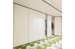China Soundproof And Acoustic Sliding Folding Partitions MDF + Melamine Material supplier