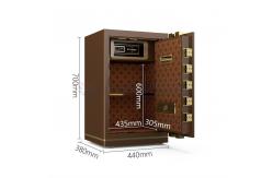 China Smart Fingerprint Lock Safe Box For Office Security 39kg YB/N7-70 supplier