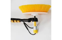 China Telescopic 7.5 m Water Pipe Extension Solar Panel Wash Cleaning Brush supplier