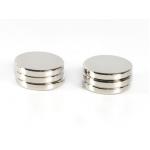 Professional Rare Earth Disc Magnets / Nickel Plated Neodymium Magnets for sale