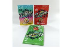 China Small Edible CBD Flower Mylar Stand Up Pouch Child Resistant 3.5 Grams supplier