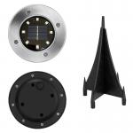 5W Solar Powered LED Garden Lights IP44 Rechargeable 8 LED for sale