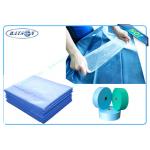 Blue or Green Waterproof PP Medical Non Woven Fabric for Surgical Mask or Disposable Bedsheet for sale