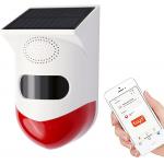 Wifi Home Security Solar Powered House Alarm Wireless Burglar Intruder Alarm