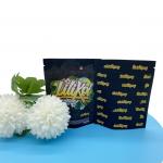 VMPET CR Zipper Soft Touch Mylar Bag 3.5g For weed Flowers for sale