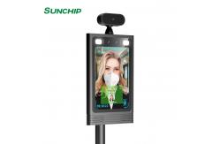 China Smart AI Face Recognition Infrared Thermometer Temperature Measuring Access Control supplier