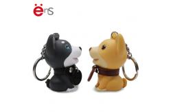 China Lovely Plastic Dog Keychain OEM ODM Non Phthalate Pvc Material supplier