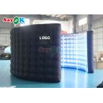 Portable Curved Inflatable Photo Booth Backdrop Wall For Exhibition