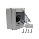 Circuit Breaker Distribution Box Outdoor Waterproof 5 Hole With Transparent Cover for sale