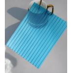 4mm 4*8 Feet Blue Polycarbonate Hollow Sheet With Honeycomb Structure for sale