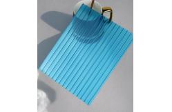China 4mm 4*8 Feet Blue Polycarbonate Hollow Sheet With Honeycomb Structure supplier