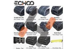 China ECHOO Rubber Tracks For Excavators Mini Diggers , Compact Track Loader supplier