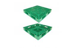 China CE SGS Heavy Duty Plastic Pallet Green Stackable Plastic Warehouse Pallets supplier