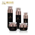 Glass Cosmetic Bottle Face Cream Set Skincare Lotion Pump Glass Bottle for sale