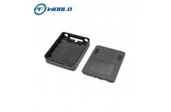 China Injection Molding Plastic Parts Precision PC Accessories，Black Panel supplier