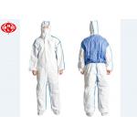 Breathable Type 5 6 Disposable Microporous Coverall With SMS Back for sale