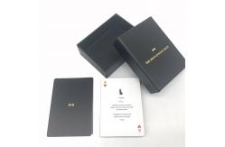 China Custom Printed Waterproof Plastic Poker Cards With Rigid 2PCS Box 63x88mm supplier