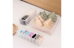 China Closet Foldable Underwear Storage Box For Bra And Panty Organizer supplier