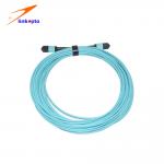 OM3 MPO Multi Mode Fiber Optic Accessories 12 Cores 10 Meters Mpo Fiber Cable for sale