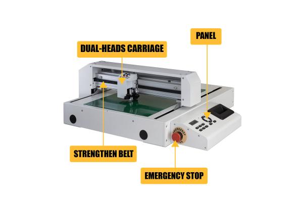 Mini Desktop Digital Flatbed Cutter With Dragoncut Software MFC4560