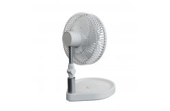 China 10000mAh Large Capacity Retractable Folding Fan USB Rechargeable Portable Oscillating Fan supplier