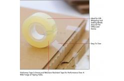 China Easy Tear BOPP Adhesive Tape For School Use Crystal Clear Tape supplier