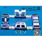 0.9mm PVC Tarpaulin Southport Inflatable Water Park  with High Tensile Strength for sale