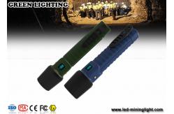 China 10W lithium ion battery explosion proof  torch , high power rechargeable LED flashlight supplier
