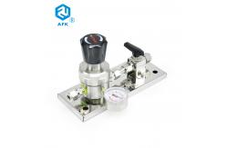 China 1.6Mpa Pressure Reducing Regulators Single Gauge With Panel Ball Valve supplier