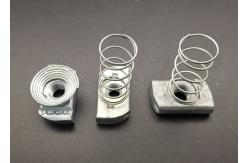 China Strut Accessories Hot Dip Galvanized m6 m10 Unistrut Channel Spring Nuts supplier