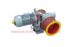 China Roller Single Speed Lift Traction Machine 100kg Load For Freight Elevator supplier