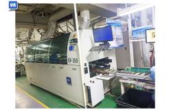 China PC PLC SMT Wave Soldering Machine AC380V 0.4MPa PCB Wave Solder Equipment supplier
