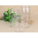 Plastic Packaging Tube Airtight Waterproof Clear Pet Jar With EOE Lid for sale
