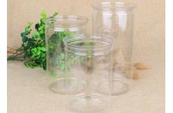 China Plastic Packaging Tube Airtight Waterproof Clear Pet Jar With EOE Lid supplier