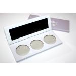 3 Pans Empty Blush Palette Diam 36MM Cmyk Colour Palette for sale