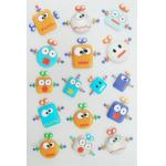 Customized Foam Self Adhesive Stickers , Doors Decoration 3d Foam Wall Stickers for sale