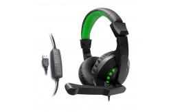 China 108dB Plastic Leather Omni LED Wired Gaming Headphone supplier