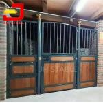 Beautiful Freestanding Horse Stall Fronts Steel Frame Infill Bamboo for sale