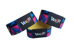 China Custom NFC Fabric RFID Wristband Waterproof Bracelet For Social Distancing supplier