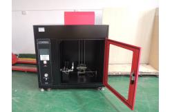 China Foam Plastics Horizontal and Vertical Flammability Tester with MCU Control supplier