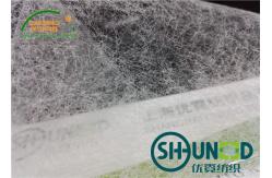 China PES Double Sided Fusible Bonding Web Dimension Stability Interfacing Fabric supplier