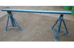 China Simple Mechanical Underground Wire Reel Stand Tools Blue / Yellow Handy For Lifting supplier
