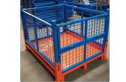China Custom 1T Stillage Pallet Cage For Warehouse Racking Storage supplier