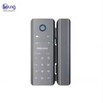 Qleung Smart Lock G9S Tuya APP Lock Password Code Card Key Fingerprint Smart Home Door Lock for Glass Door for sale