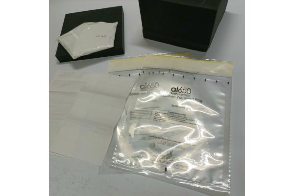 Un3373 Transparent Transport 95Kpa Absorbent Sealed Zip Specimen Bag With Pouch