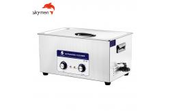 China 22L Benchtop Mechanical Ultrasonic Cleaner Adjustable Timer SUS304 Artificial supplier
